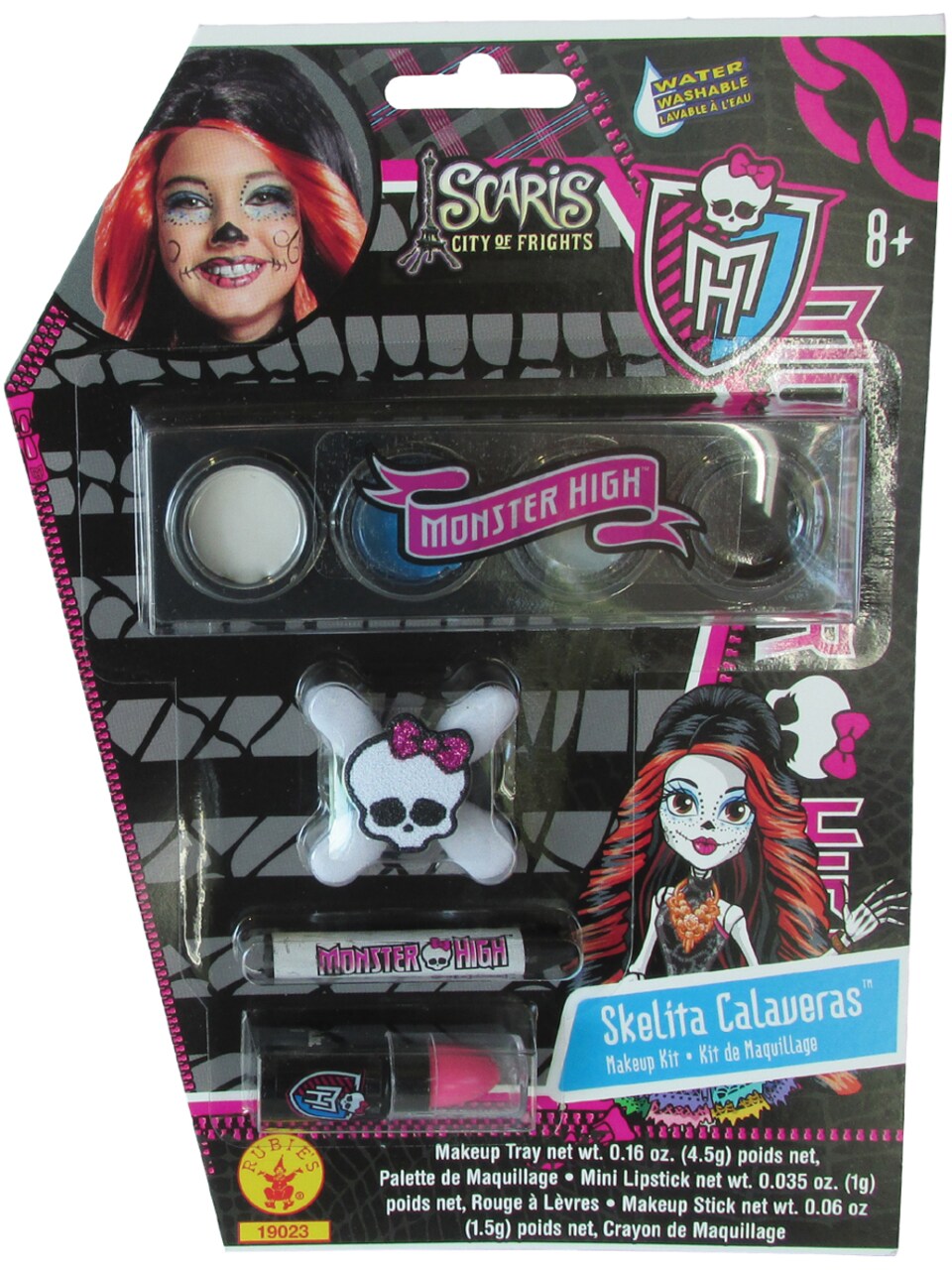 Deluxe Monster High Skelita Calaveras Costume Accessory Makeup Kit